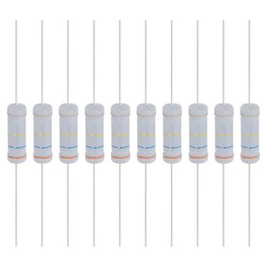 Imagem de YOKIVE 10 unidades de resistores de filme de óxido metálico de 360K Ohm 5 Watts, 5% de chumbo axial de resistor de tolerância | À prova de chamas para circuitos eletrônicos DIY, projetos de áudio e