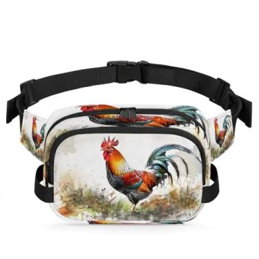 Imagem de Pochete azul retrô borboleta para mulheres e homens com alça ajustável bolsa de cinto bolsa transversal bolsa de peito bolsas de bumbum bolsa tiracolo, Cor 9