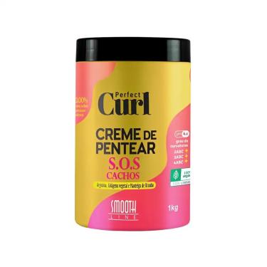 Imagem de Creme de Pentear Sos Cachos Smooth Line 1KG