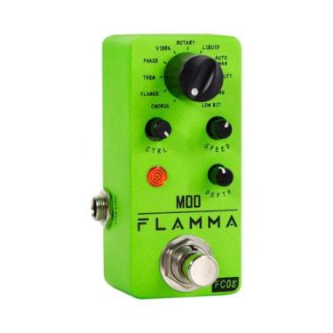 Imagem de Pedal De Efeitos Para Guitarra Versátil FLAMMA FC05 Com 11 Modos: Chor