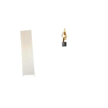 Imagem de Whtkoph Luminária de Chão com Cúpula E Escultura Abstrata para Sala de Estar, Ideal para Decorar a Mesa de Centro Do Escritório Ou Como Lembrança.