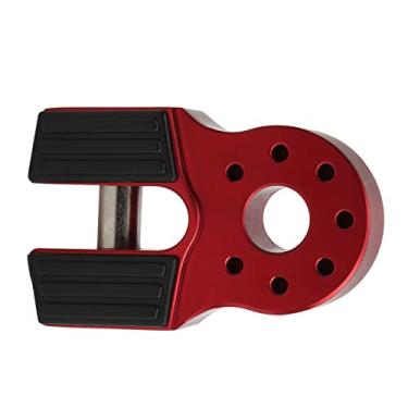 Imagem de HUIOP Elo de Manilha de Guincho 16000LB, Suporte Gancho Reboque Universal Alumínio Resistente Com Protetores Borracha, Caminhonete ATV UTV SUV Compatível Com Manilhas