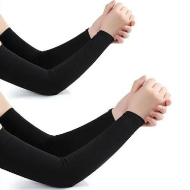 Imagem de Mangas De Proteção Solar Camufladas Para Braços, Luvas Longas De Dedos