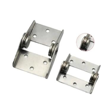 Imagem de Dobradiças de torque constante de aço inoxidável 304 com eixo de parada e amortecimento arbitrário, 1 peça (pequeno-3,5 Nm)