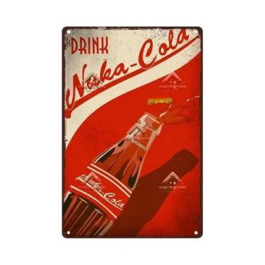 Imagem de Escultura De Metal Retro Nuka Cola Para Bar, Pub, Man Cave, Fãs De Fal