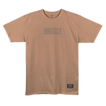 Imagem de Camiseta Grizzly Og Stamp Tee, Khaki, GG