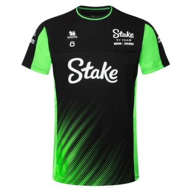 Imagem de Camiseta Oficial Stake F1 Team 2025 - Masculina, Preto, P