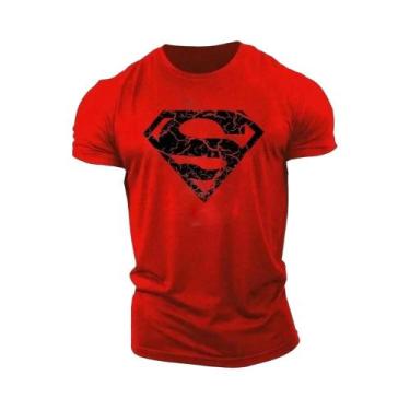 Imagem de Camiseta Casual De Manga Curta Com Estampa 3D De Verão, Secagem Rápida