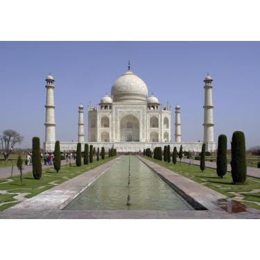 Imagem de Quebra-Cabeça Jogo Infantil Taj Mahal 64 Peças MDF 18x26 - Brother'S M