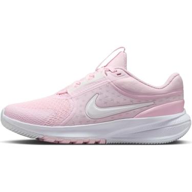 Imagem de Nike Tênis infantil unissex Star Runner 5 (criança grande), Espuma rosa/branco/espuma rosa/platina pura, 17