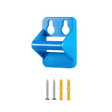 Imagem de ORTREE Gancho de balde, suporte de gelo e suporte para bolsa Saf-T-Ice permitem secagem conveniente e higiene do balde de gelo pendurando-o de cabeça para baixo, azul, pacote com 1