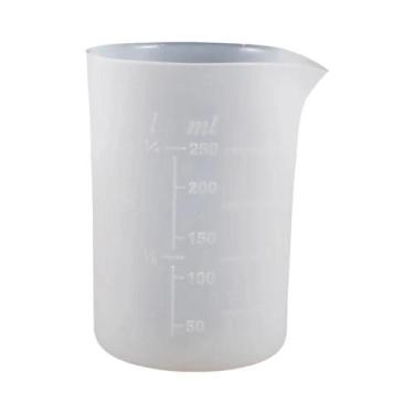 Imagem de Conjunto De Copos Medidores De Silicone 1000ml 600ml 450ml 350ml 250ml
