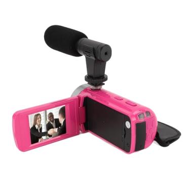 Imagem de Alomejor Câmera de Vídeo Digital, Filmadora de Tela de Alta Definição Com Microfone para Transmissão de Entrevista de Vlogging