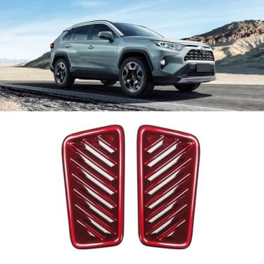 Imagem de REPOYUL Acessórios interiores automotivos, patch decorativo de saída de ar do painel, acabamento da tampa da saída de saída de ar superior do painel