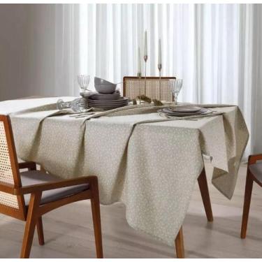 Imagem de Toalha Mesa Quadrada Clean Linhares Paloma 8 Lugares Dohler