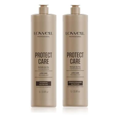 Imagem de Lowell Protect Care Nutritivo Shampoo 1000ml e Condicionador 1000ml