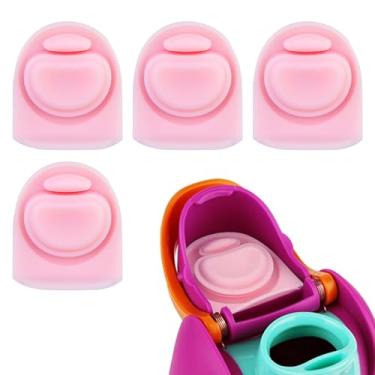 Imagem de ZUGHXMS 4 peças de rolha de substituição compatíveis com Owala FreeSip 16/19/24/25/32/1,190 g, tampa superior de garrafa de água, tampa de vedação de silicone, tampa de vedação, peças de reposição