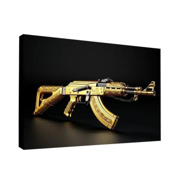 Imagem de Quadro Ak-47 Gold- Br Artes