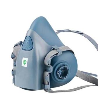 Imagem de Máscara De Gás 7502 Respirador Químico Com Filtro 6000 Anti-Gás Orgâni