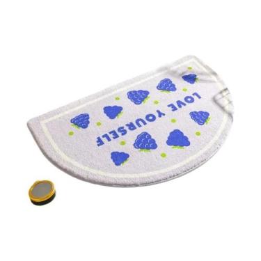 Imagem de Tapetes De Banho Antiderrapantes Com Estampa De Flores Frescas, Tapete