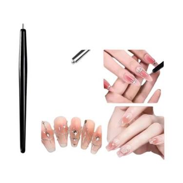 Imagem de Caneta Magnética De Aço Com Super Sucção De 11cm Para Ferramenta De Ar