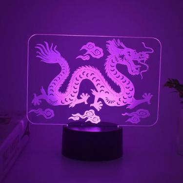 Imagem de Controle remoto do sistema solar Night Light Zodiac Dragon 3D - Taiyua