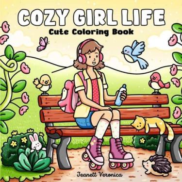 Imagem de Livro de colorir Cozy Girl Life Cozy Cuties com papel de alta qualidad