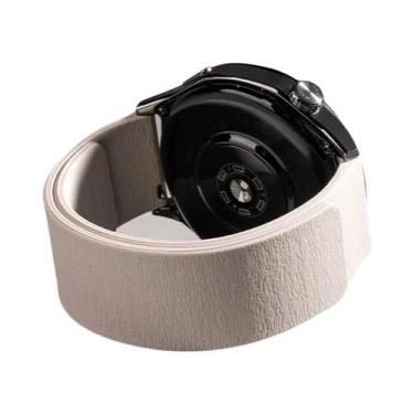 Imagem de Pulseira Magnética De Silicone Com Padrão Lichia 18/20/22mm Para Samsu