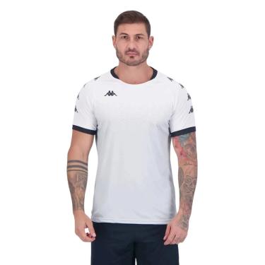 Imagem de Camiseta Masculina Kappa Noops Esportiva Adulto Manga Curta em Poliéster