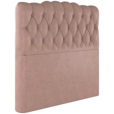 Imagem de Cabeceira Solteiro 88 Cm Milan Veludo Rose Soon Rose
