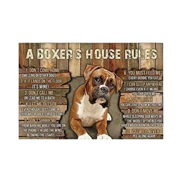 Imagem de Placa De Metal Vintage De Advertência, Pôster De Arte Em Ferro Para Ca