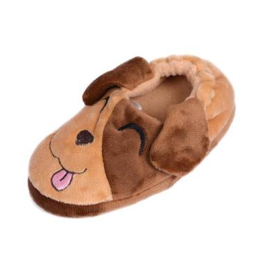 Imagem de Pantufa Infantil Antiderrapante Menino Cachorro Dog 21 Ao 28 - Pimpolh