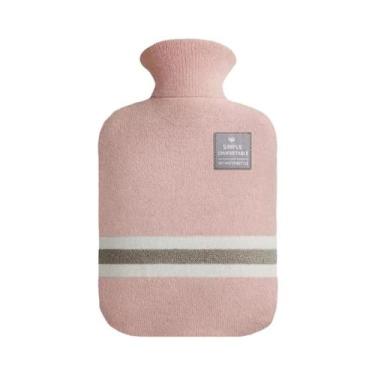 Imagem de Garrafa Térmica De Grande Capacidade 1/2L Com Capa Tricotada Para Aque