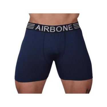 Imagem de Airbone kit 10 cuecas box de microfibra e forro de algodão cores varia