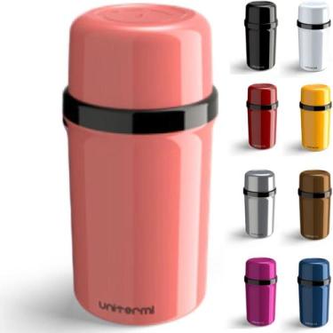 Imagem de Garrafa Térmica 250 ML Fano Unitermi Pequena Portátil Multiuso Água Ca