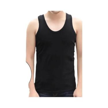 Imagem de Camisa Casual Esportiva Masculina plus Size De Cor Sólida, Fina, Para 