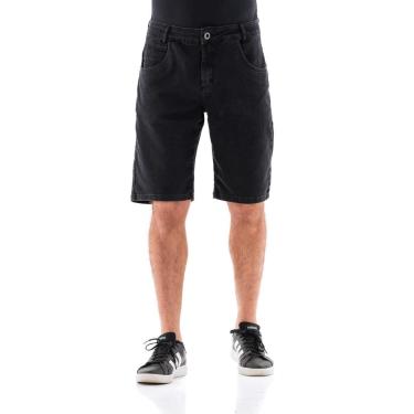 Imagem de Bermuda Jeans Masculina Arauto Confort Black-Masculino