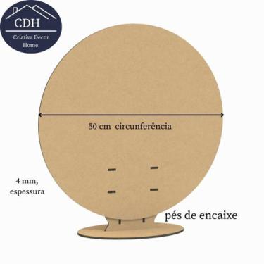 Imagem de Painel Redondo 50x50cm Decoração Mini Festa Mini Painel Redondo encaix