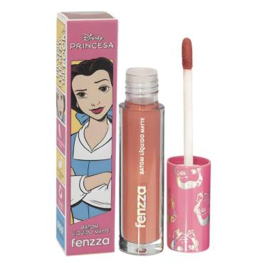 Imagem de Batom Líquido Matte Fenzza Disney Princesa Bela Dis108