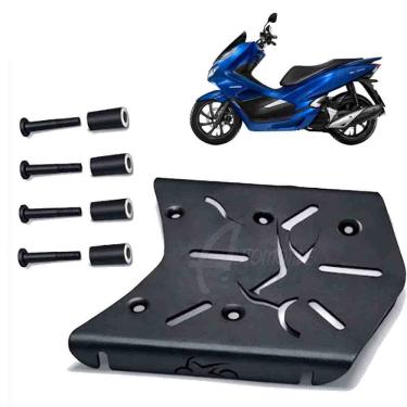 Imagem de Alça Traseira Bagageiro Moto Honda PCX 2013/ 26 Preto Fosco