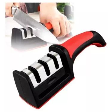 Imagem de Afiador Profissional Amolador De Facas 3 Opções De Afiar - bigeterdy