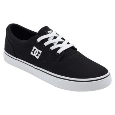 Imagem de Tênis Dc Shoes New Flash 2 Tx Casual Alta Qualidade, Preto, Branco, 38