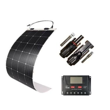 Imagem de Kit Solar 250W Flexível para Caminhão 12V/24V  Energia Solar Off Grid 