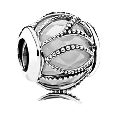 Imagem de Pulseira Feminina De Prata Esterlina 925 Com Pingentes Redondos De Flo