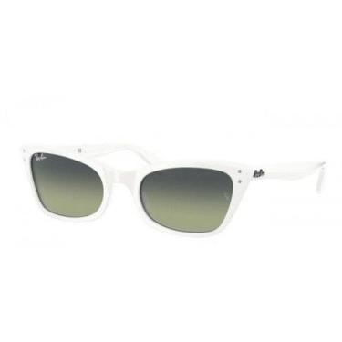 Imagem de Óculos de Sol Feminino Ray-Ban Rb2299 975/BH Lady Burbank 52, Branco