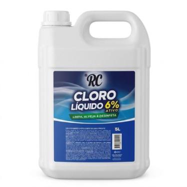Imagem de Cloro Desinfetante Liquido RC Limpa e Alveja Galão 5 Litros - RC Produ