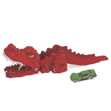 Imagem de Lancador hot wheels city dino laucher gvf41 887961924350