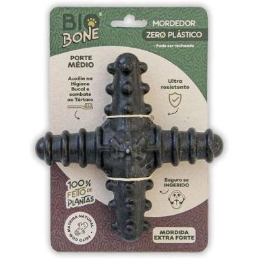 Imagem de Mordedor asterisco pequeno madeira - Biobone