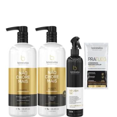 Imagem de Borabella Não Chore Kit 2x1L + Fluido Escova Brush 300ml