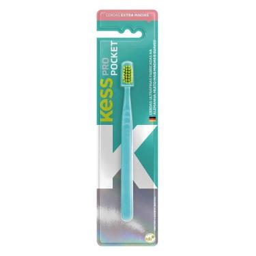 Imagem de Escova Dental Pro Pocket Cerdas Extra Macias Kess 2097